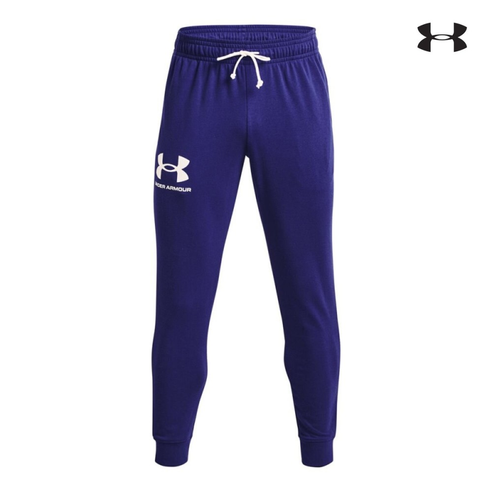 Under Armour Ανδρική Φόρμα Mens Rival Terry Joggers Μπλε - 1361642-468