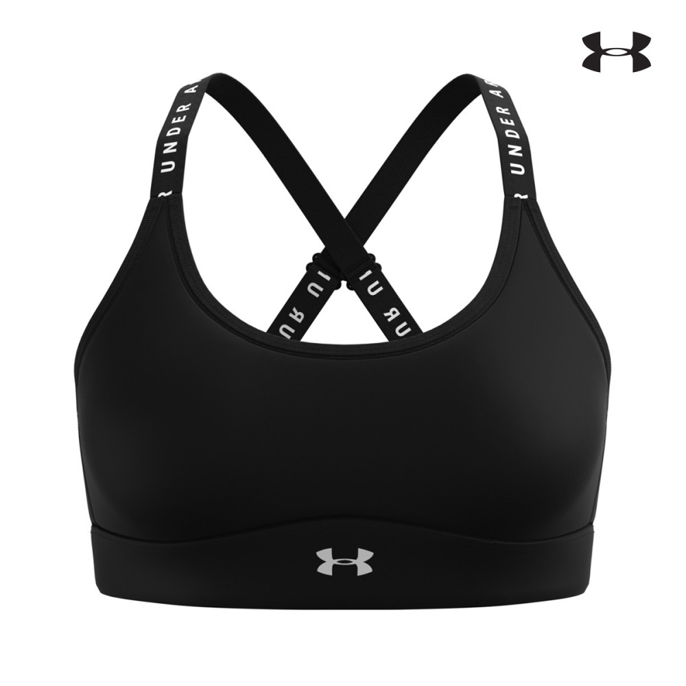 Under Armour Γυναικείο Μπουστάκι Women's UA Infinity Mid Covered Sports Bra - 1363353-001