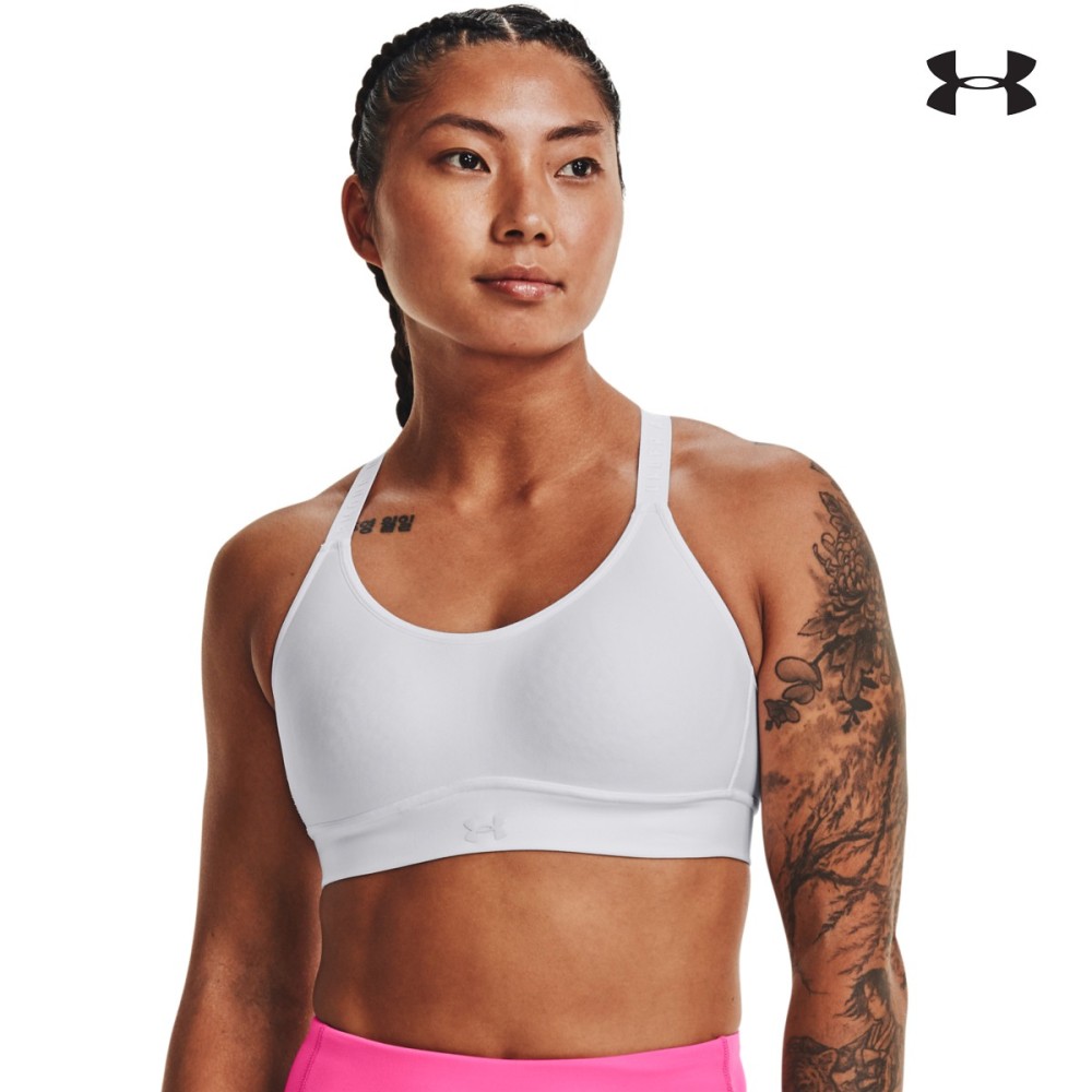 Under Armour Γυναικείο Μπουστάκι Women's UA Infinity Mid Covered Sports Bra - 1363353-100