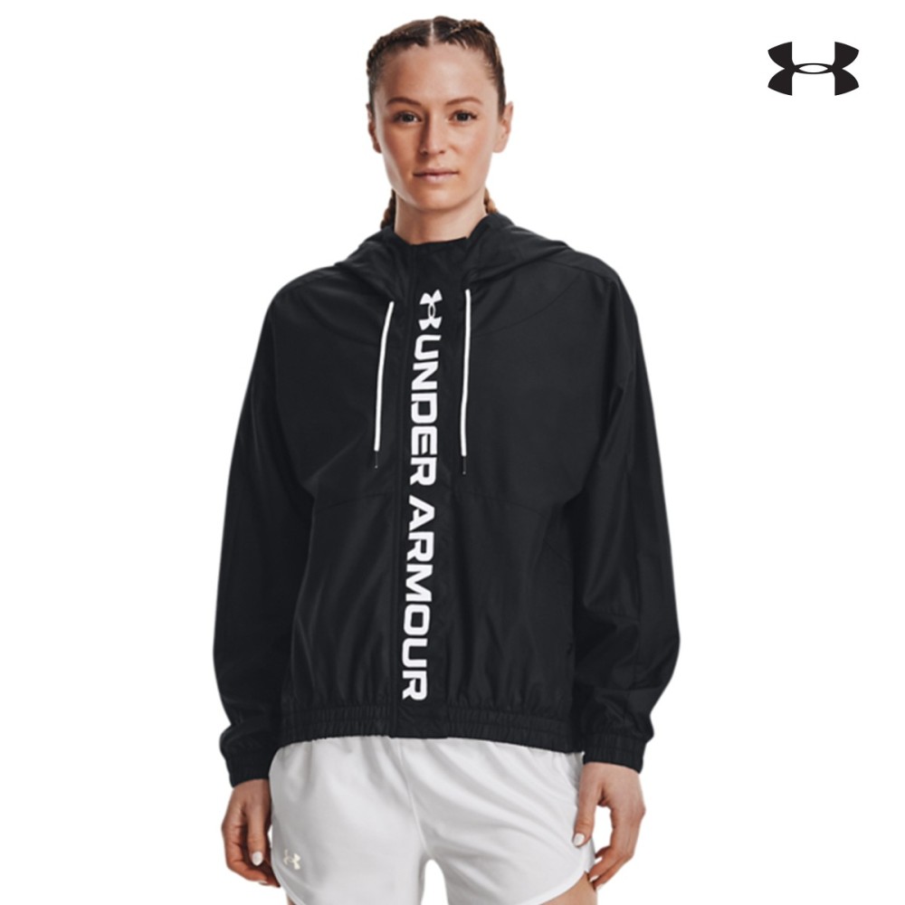 Under Armour Womens UA RUSH™ Woven Full-Zip Jacket Γυναικείο Αντιανεμικό Μπουφάν - 1369845-001