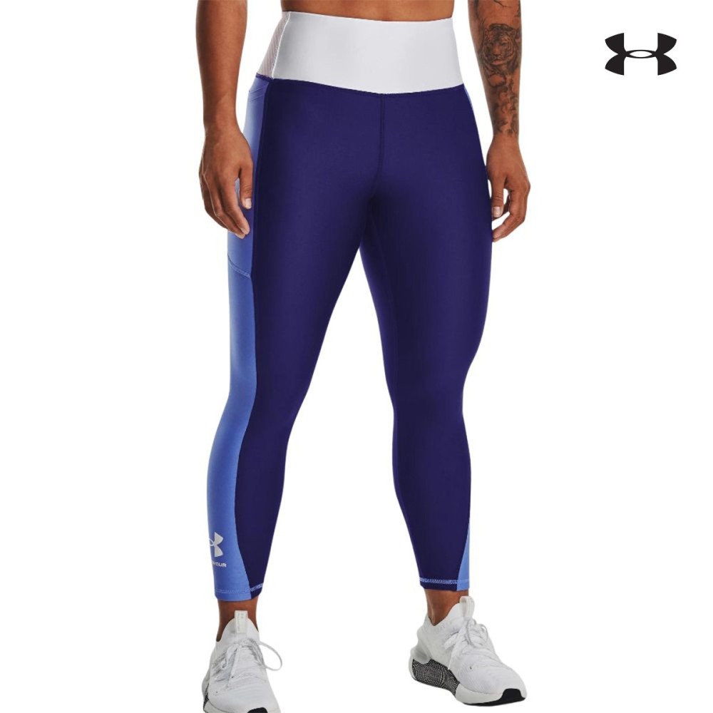 Under Armour Γυναικείο Κολάν Women's HeatGear® No-Slip Waistband Blocked Ankle Leggings - 1377091-468