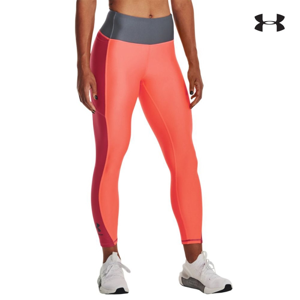 Under Armour Γυναικείο Κολάν Womens HeatGear® No-Slip Waistband Blocked Ankle Leggings - 1377091-877