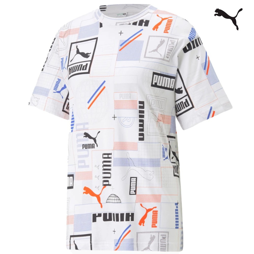 Puma Γυναικείο T-shirt Classics Gen. PUMA Printed Tee Women - 539192-02