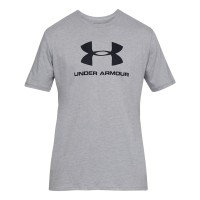 Under Armour Sportstyle Logo Ανδρικό Κοντομάνικο μπλουζάκι Λευκό - 1329590-036