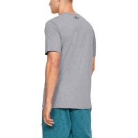 Under Armour Sportstyle Logo Ανδρικό Κοντομάνικο μπλουζάκι Λευκό - 1329590-036