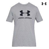 Under Armour Sportstyle Logo Ανδρικό Κοντομάνικο μπλουζάκι Λευκό - 1329590-036