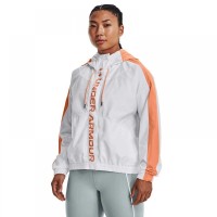 Under Armour Womens UA RUSH™ Woven Full-Zip Jacket Γυναικείο Αντιανεμικό Μπουφάν - 1369845-101