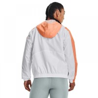 Under Armour Womens UA RUSH™ Woven Full-Zip Jacket Γυναικείο Αντιανεμικό Μπουφάν - 1369845-101