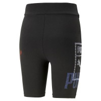 Puma Γυναικείο Ποδηλατικό Κολάν Μαύρο CLASSICS 48 23 SHORT TIGHTS 7” - 538196-01