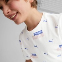 Puma Παιδικό T-shirt Ess+ Logo Power AOP Tee B - 673236-02