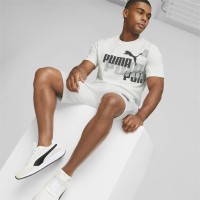 Puma Ανδρικό T-shirt Essentials Logo Power Ανδρικό T-Shirt - 673378-02