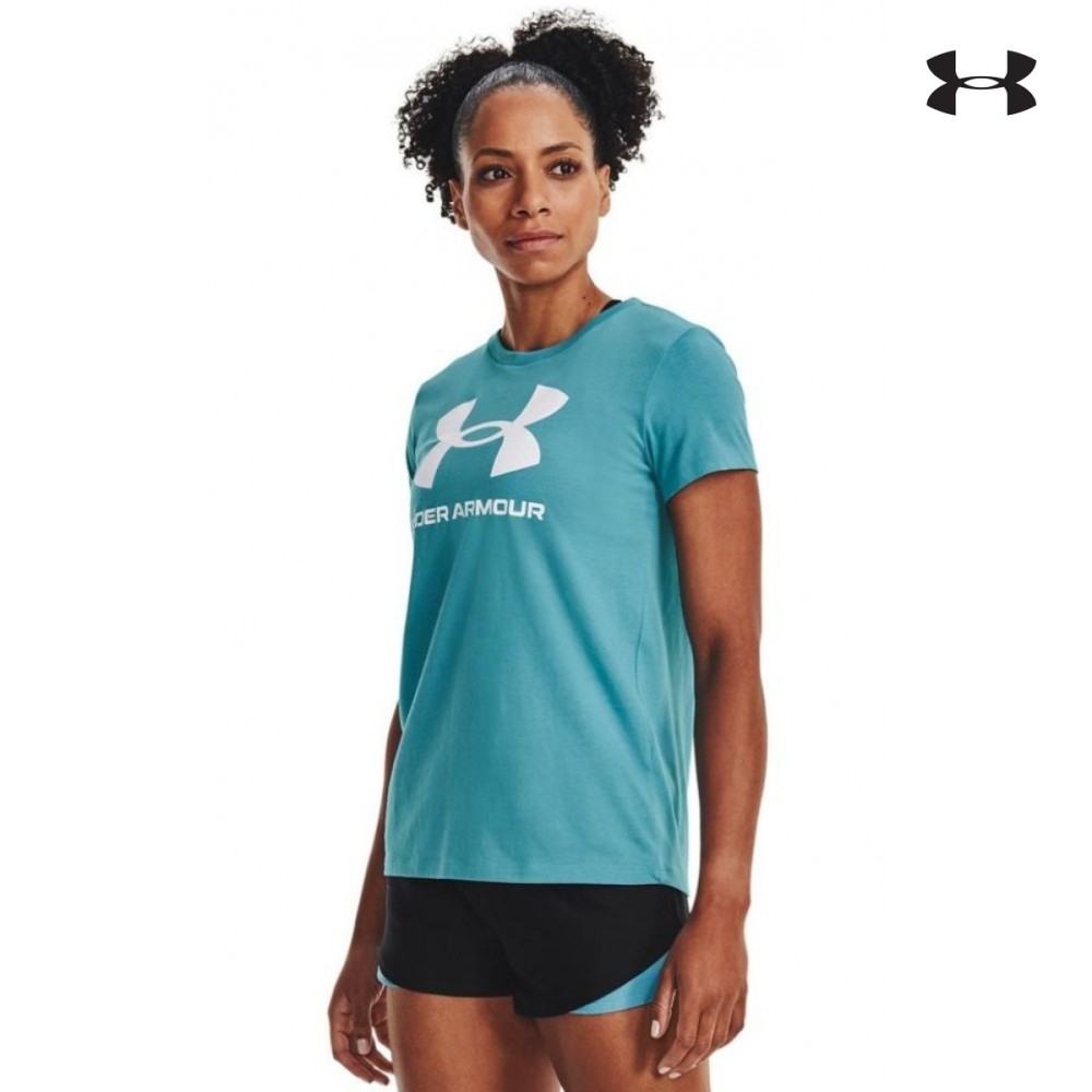 Under Armour Γυναικείο T-shirt Womens UA Sportstyle Graphic Short Sleeve - 1356305-433