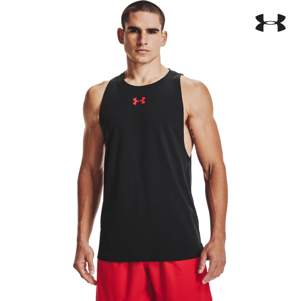 Under Armour Ανδρικό Αμάνικο Μπλουζάκι Men's UA Baseline Cotton Tank - 1361901-001