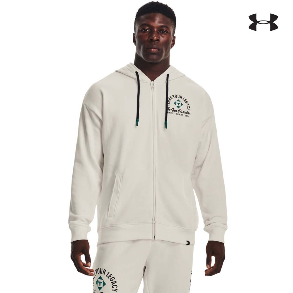 Under Armour Ανδρική Ζακέτα Men's Project Rock Heavyweight Terry Full-Zip - 1377436-130