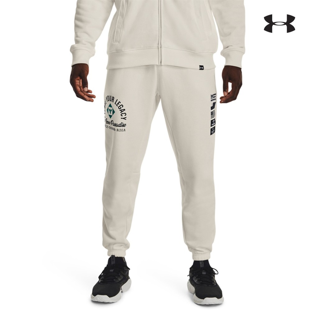 Under Armour Ανδρική Φόρμα Men's Project Rock Heavyweight Terry Pants - 1377440-130
