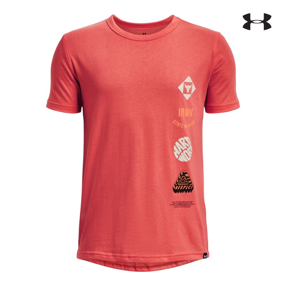 Under Armour Παιδικό T-shirt Boys' Project Rock Show Your Family Short Sleeve - 1377471-872