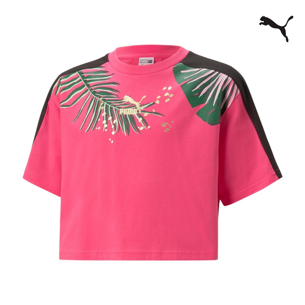 Puma Παιδικό t-shirt Crop Top T7 Vacay Queen Graphic Tee Youth - 538669-25