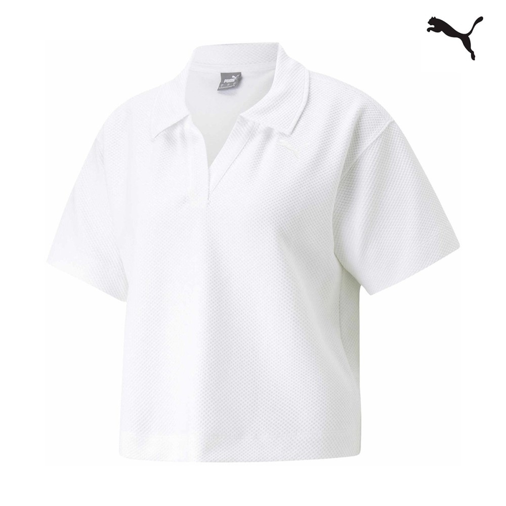 Puma Γυναικείο T-shirt HER Polo Tee Women - 673108-02