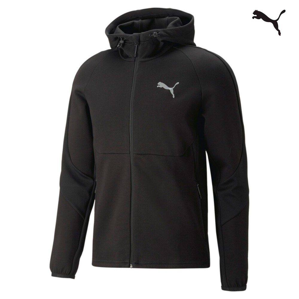 Puma Ανδρική Ζακέτα EVOSTRIPE Full-Zip Hoodie Men - 673313-01