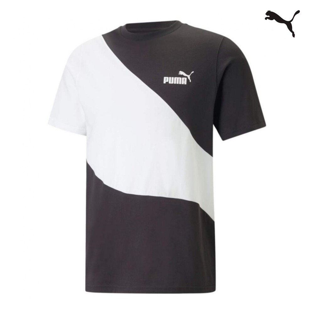 Puma Ανδρικό T-shirt POWER Cat Tee Men - 673380-01