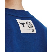Under Armour Γυναικείο T-shirt Womens Project Rock Rival Terry Short Sleeve - 1377447-471