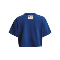 Under Armour Γυναικείο T-shirt Womens Project Rock Rival Terry Short Sleeve - 1377447-471