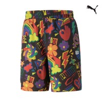 Puma Ανδρικό σορτσάκι DOWNTOWN PRIDE AOP Shorts 8inch TR - 538314-01