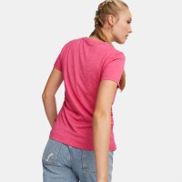 Puma ESS Logo Heather Tee Γυναικείο T-shirt με Στάμπα - 586876-96