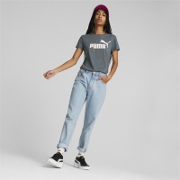 Puma ESS Logo Heather Tee Γυναικείο T-shirt με Στάμπα - 586876-92