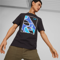 Puma Ανδρικό T-shirt GRAPHICS Court Tee - 674481-01