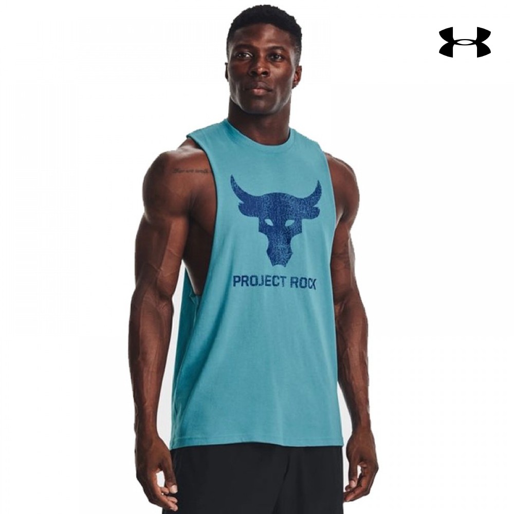 Under Armour Ανδρικό Αμάνικο T-shirt Mens Project Rock Brahma Bull Tank  - 1373787-433