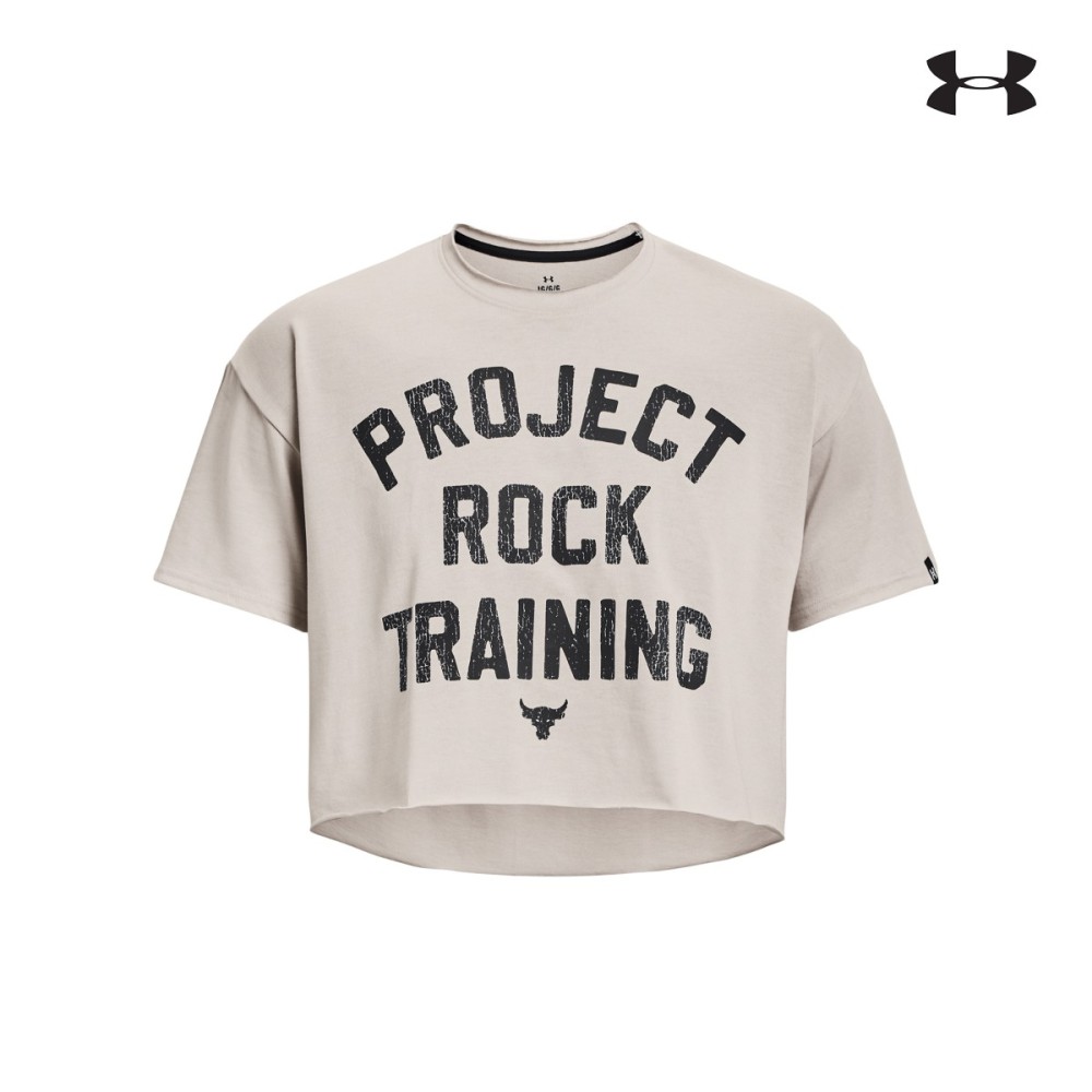 Under Armour Ανδρικό T-shirt Προπόνησης Men's Project Rock Heavyweight Stay Hungry Cutoff T-Shirt - 1377441-289