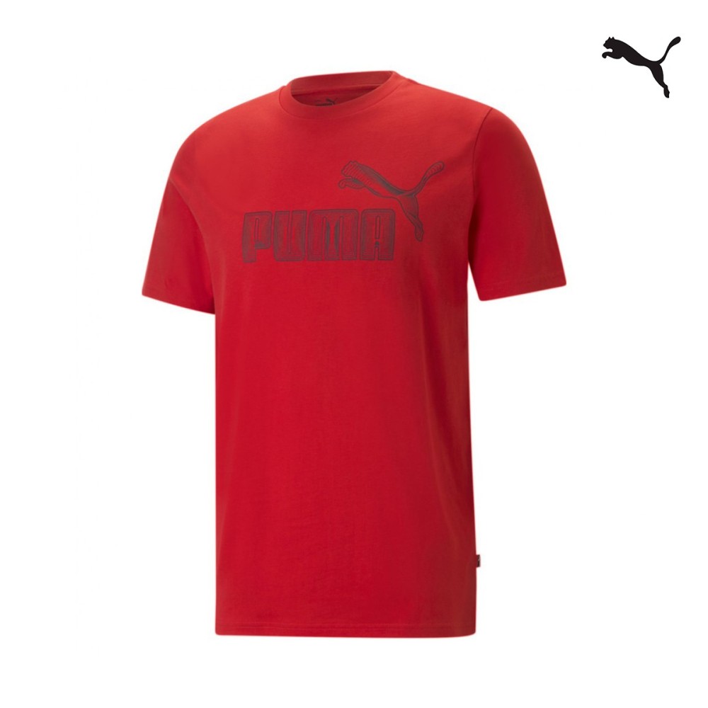 Puma Ανδρικό T-shirt Graphics No. 1 Logo Tee - 674473-11