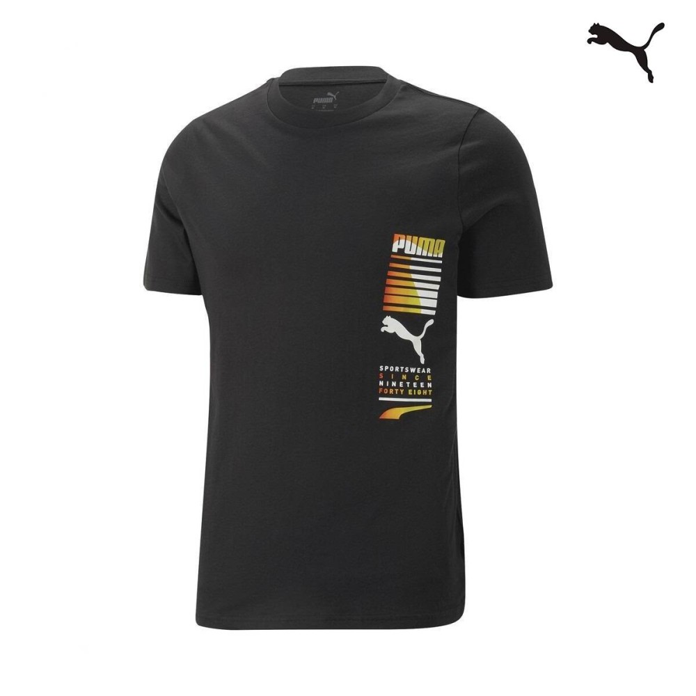 Puma Ανδρικό t-shirt GRAPHICS Multicolor Tee - 674477-01