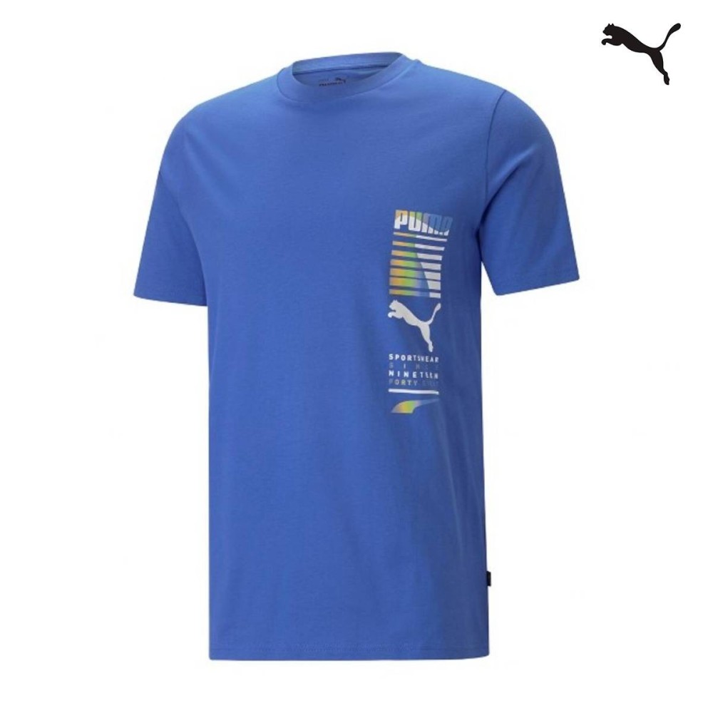 Puma Ανδρικό t-shirt GRAPHICS Multicolor Tee - 674477-92