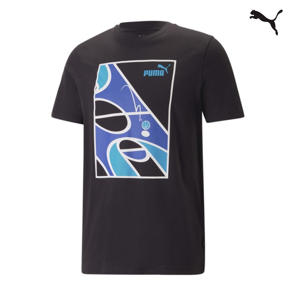 Puma Ανδρικό T-shirt GRAPHICS Court Tee - 674481-01