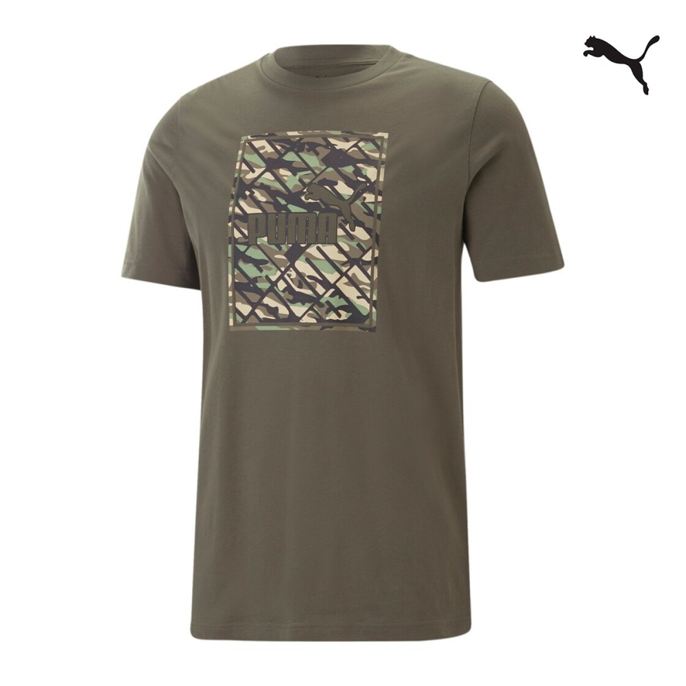 Puma Ανδρικό T-shirt GRAPHICS Camo Box Tee - 675179-73