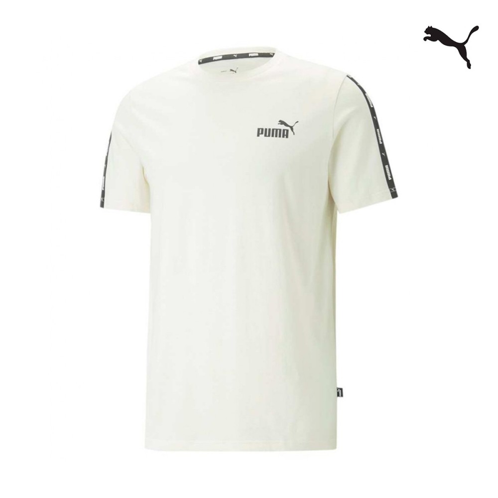 Puma Essentials+ Tape Mens Tee Ανδρικό T-shirt  Μονόχρωμο - 847382-65