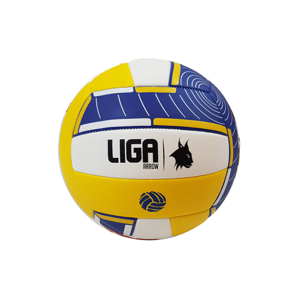LIGASPORT Volleyball Arrow (Yellow/Blue/White)