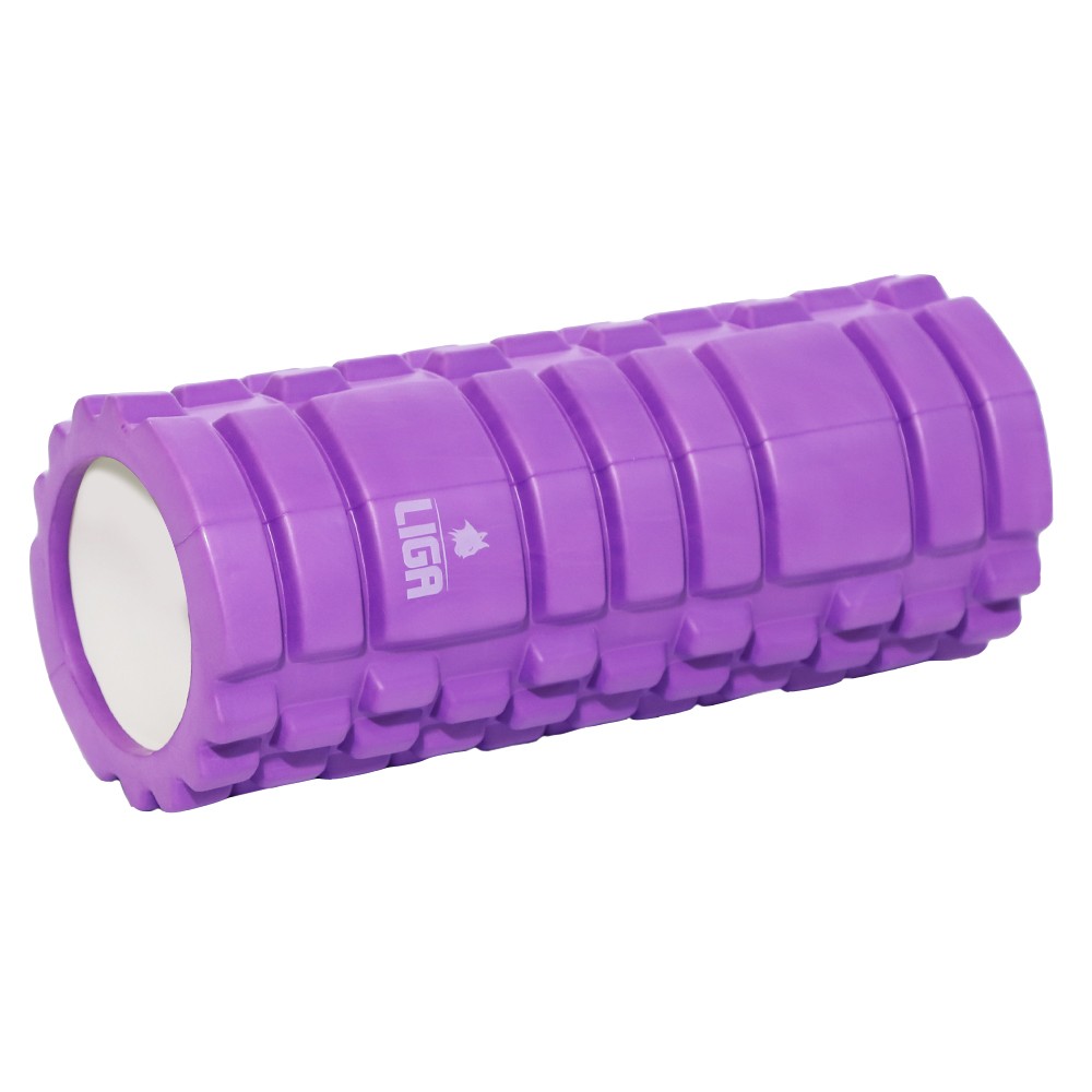 LIGASPORT Foam Roller (33cm-Purple)