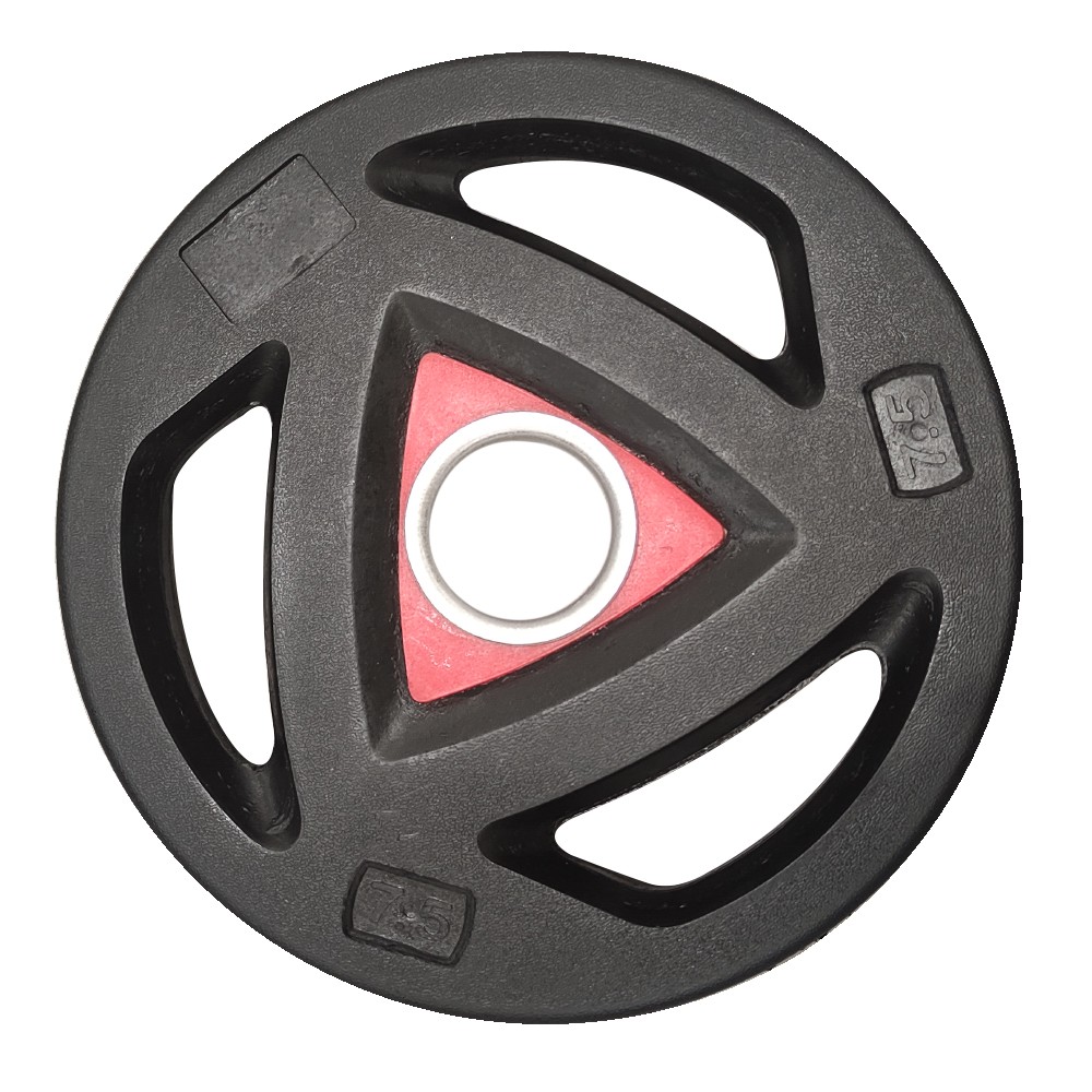 LIGASPORT Rubber Weight Lifting Plate 7,5kg (Φ50)