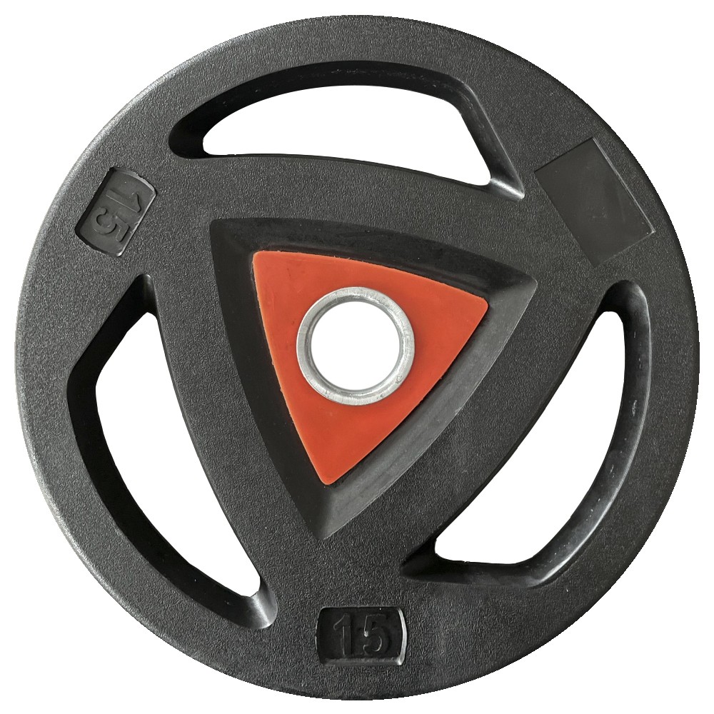 LIGASPORT Rubber Weight Lifting Plate 15kg (Φ50)