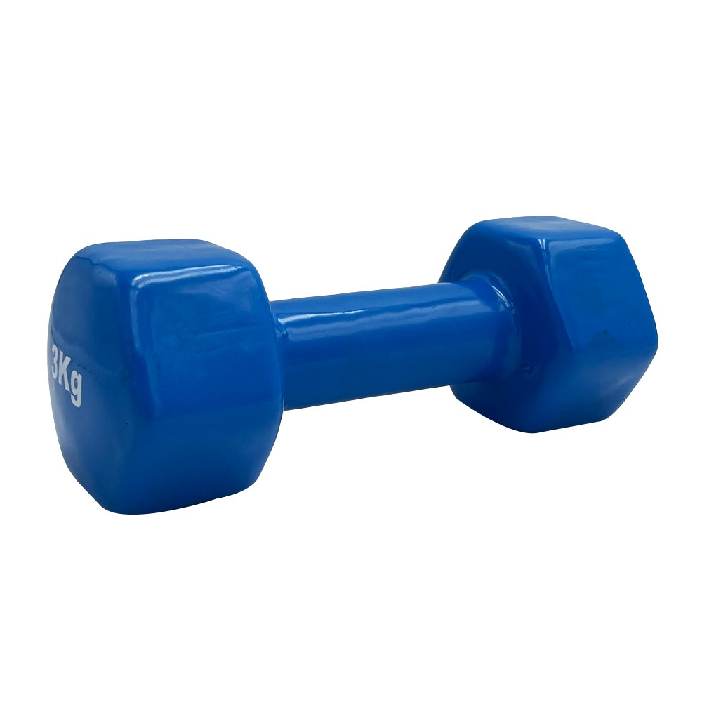 LIGASPORT Vinyl Dumbbell Αλτήρας Βινυλίου 3kg (Blue)