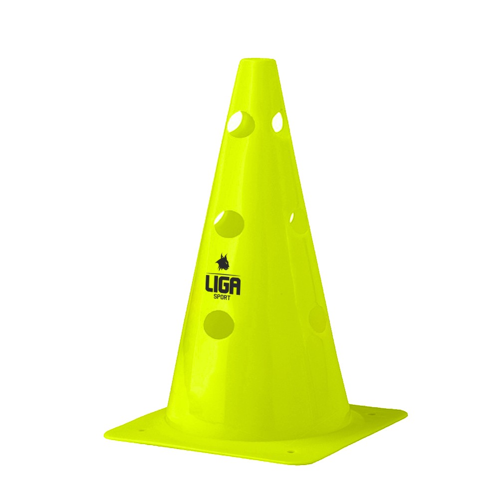 LIGASPORT Hole Cone 40cm Yellow Fluo