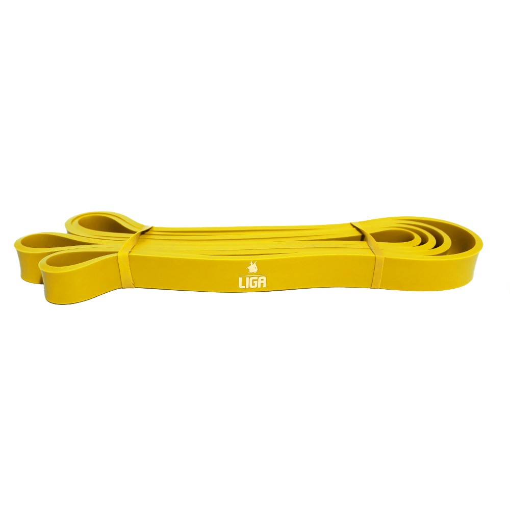 LIGASPORT Heavy Duty Latex Band (Yellow) 208εκ.*4,5εκ.*2,2εκ