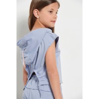 Bodytalk Παιδικό crop top με κουκούλα για κορίτσια "SWEETNESS" - 1231-703320-00446