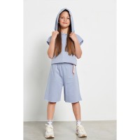 Bodytalk Παιδικό crop top με κουκούλα για κορίτσια "SWEETNESS" - 1231-703320-00446