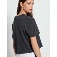 Bodytalk Γυναικεία ΒDTK cropped κοντομάνικη μπλούζα - 1231-902728-00503