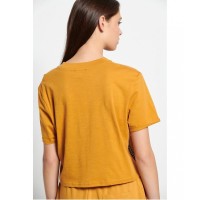 Bodytalk Γυναικεία ΒDTK cropped κοντομάνικη μπλούζα - 1231-902728-00914
