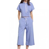 Bodytalk Γυναικεία φαρδιά ψηλόμεση φόρμα 7/8 `SNAPS` - 1231-905100-00446